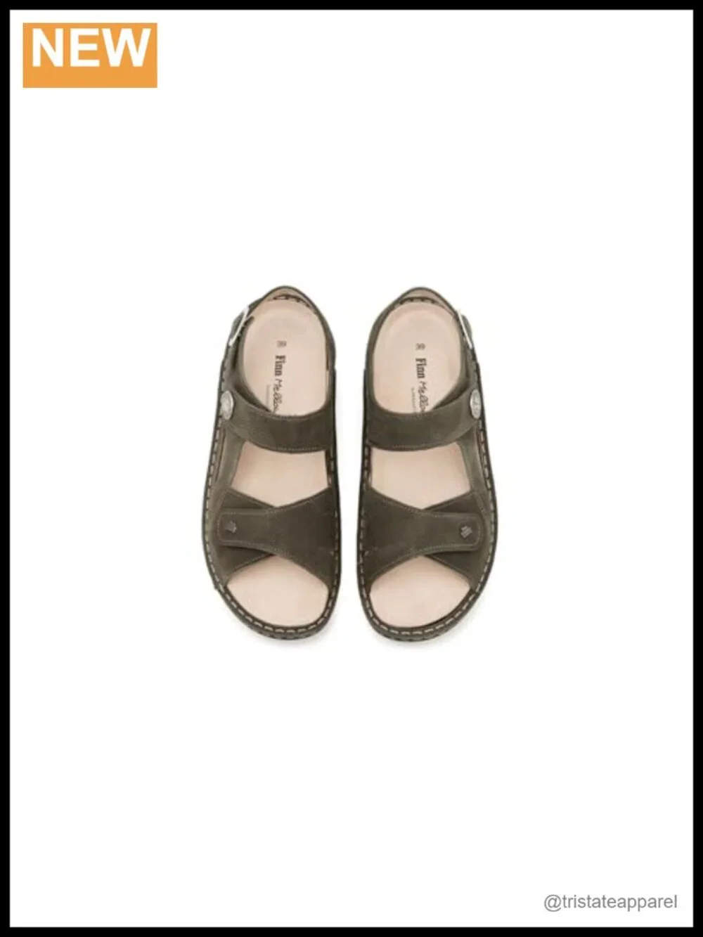 Finn Comfort Barbuda Leather Wedge Sandal